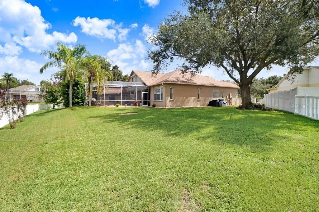 Huge backyard