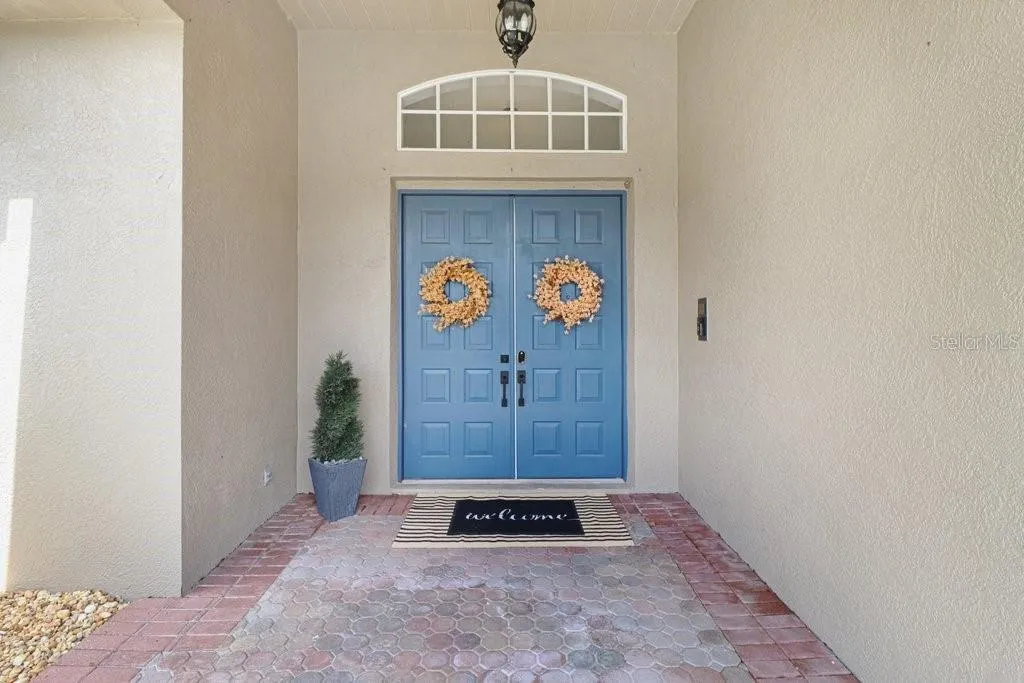 Front Double Door Entry