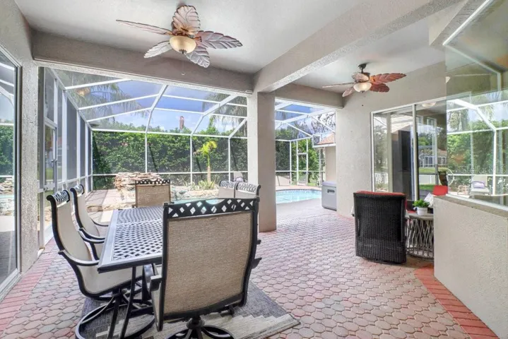Covered & Screened in Patio