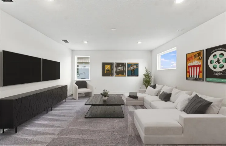 Virtually Staged - Media Room