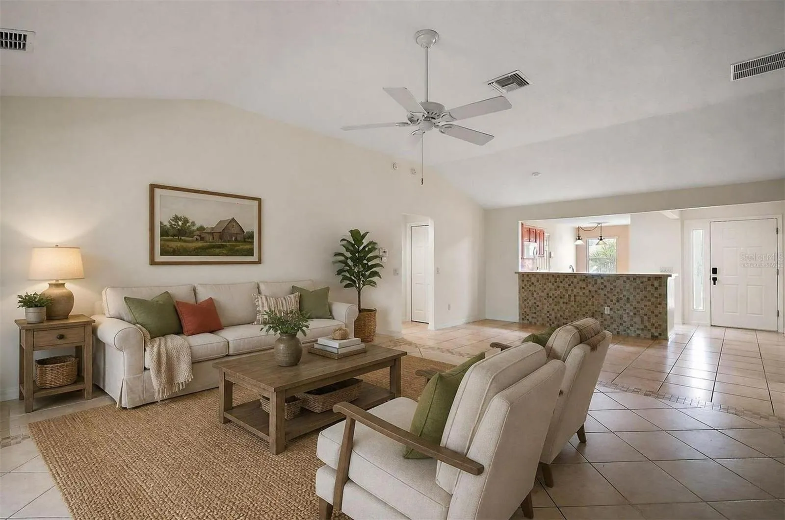 Living Room-Virtually Staged