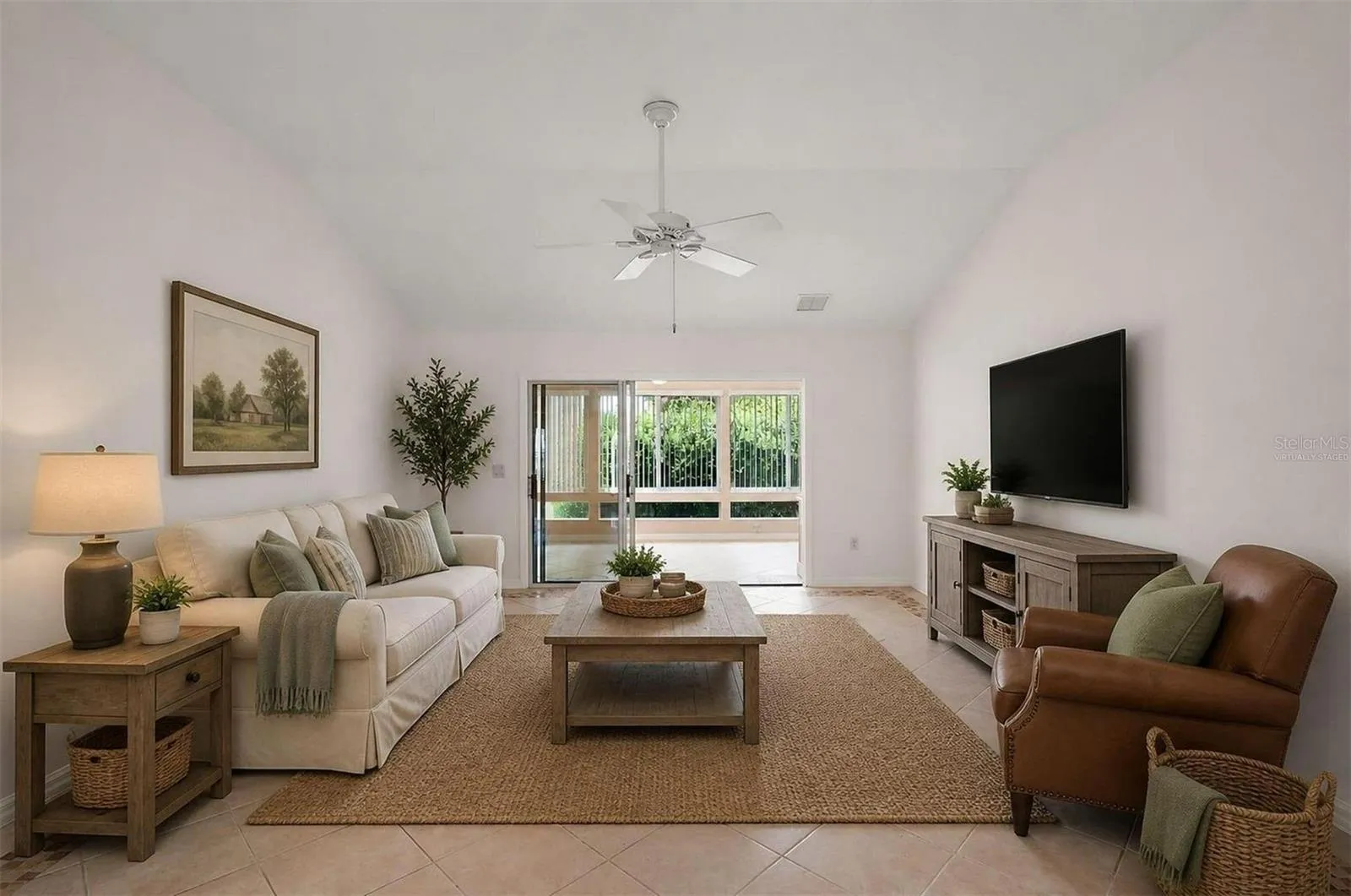 Living Room-Virtually Staged