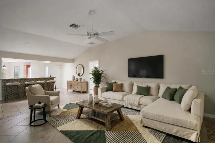 Living Room-Virtually Staged