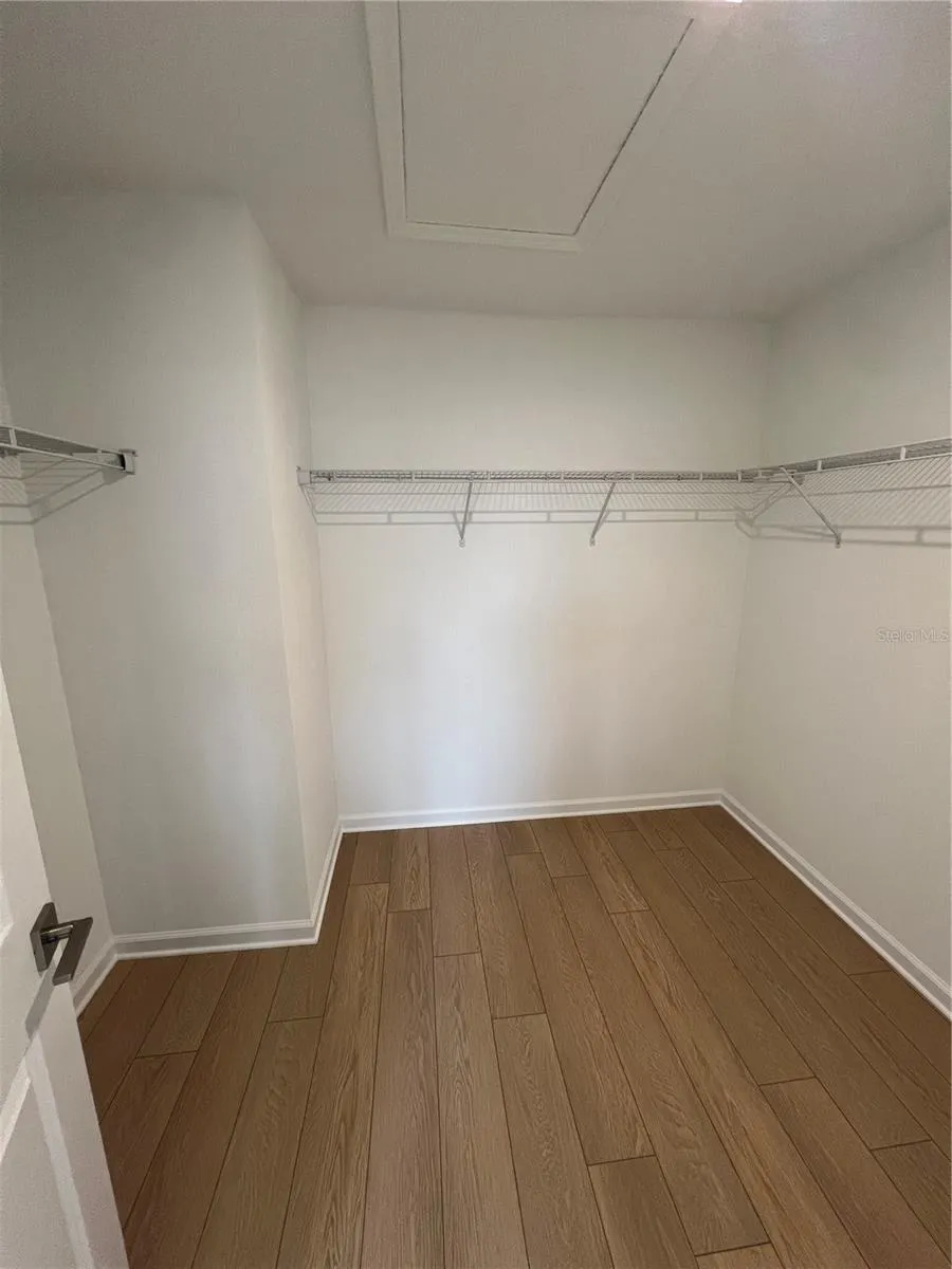Primary closet