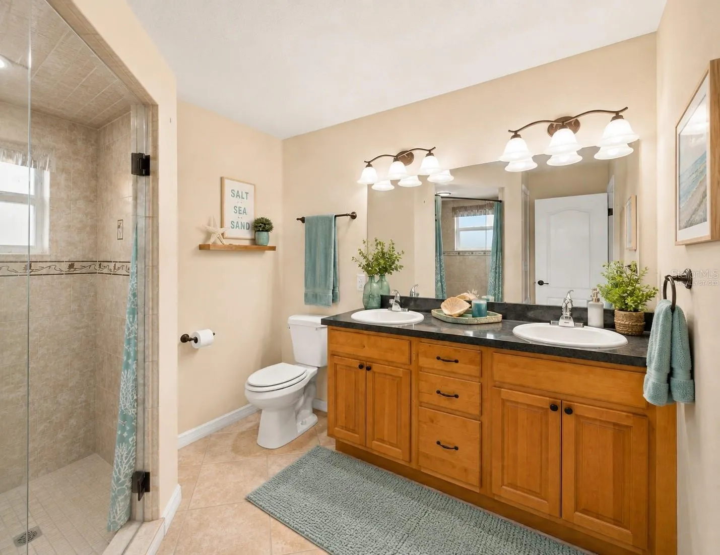 Primary Bathroom: Virtually Staged