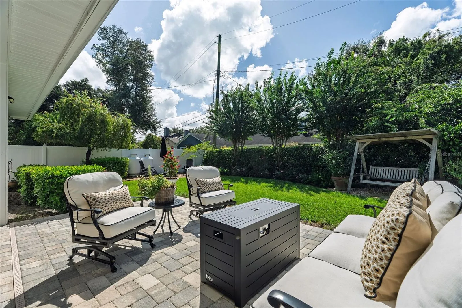 Back patio
