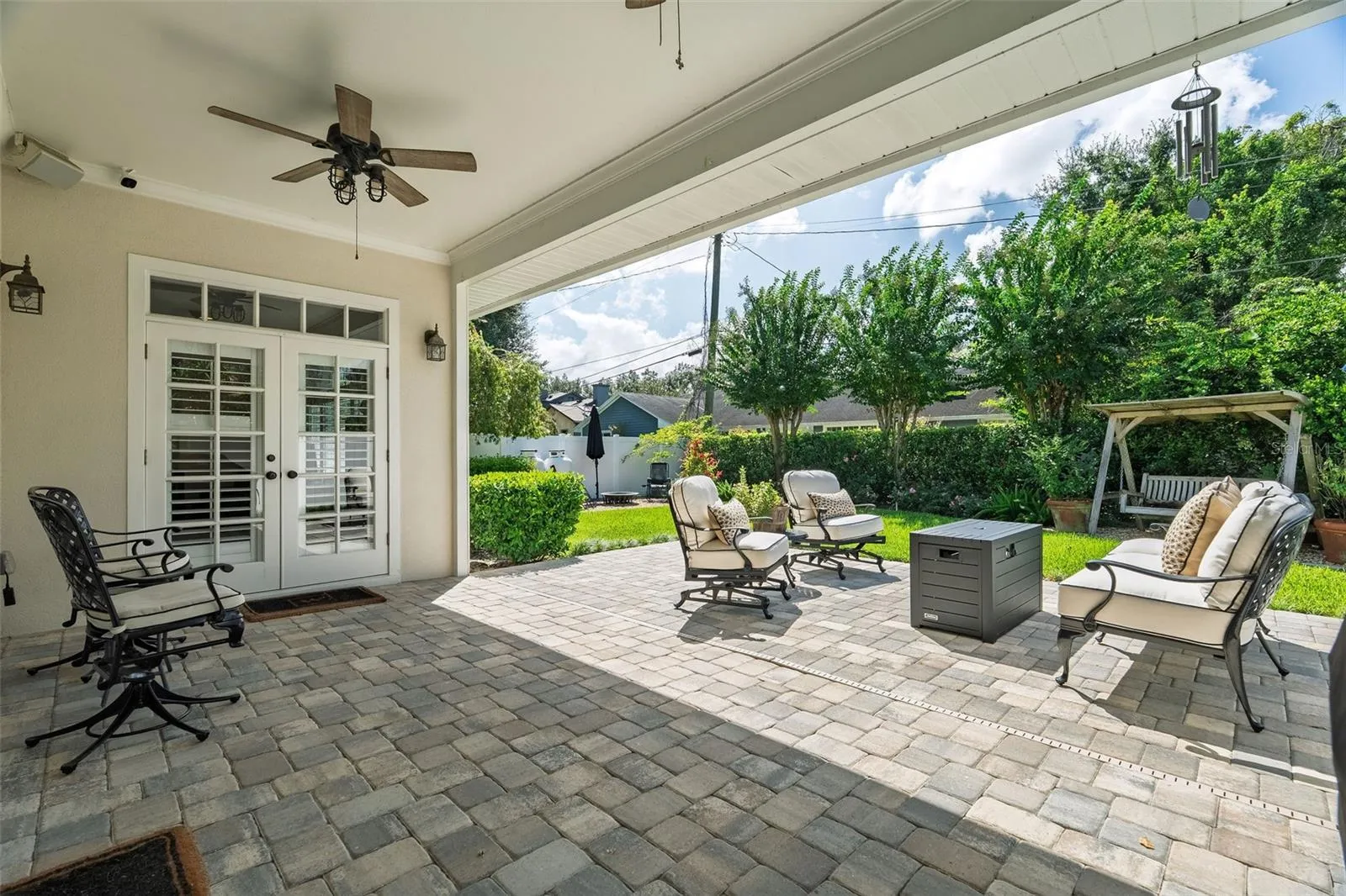 Back patio