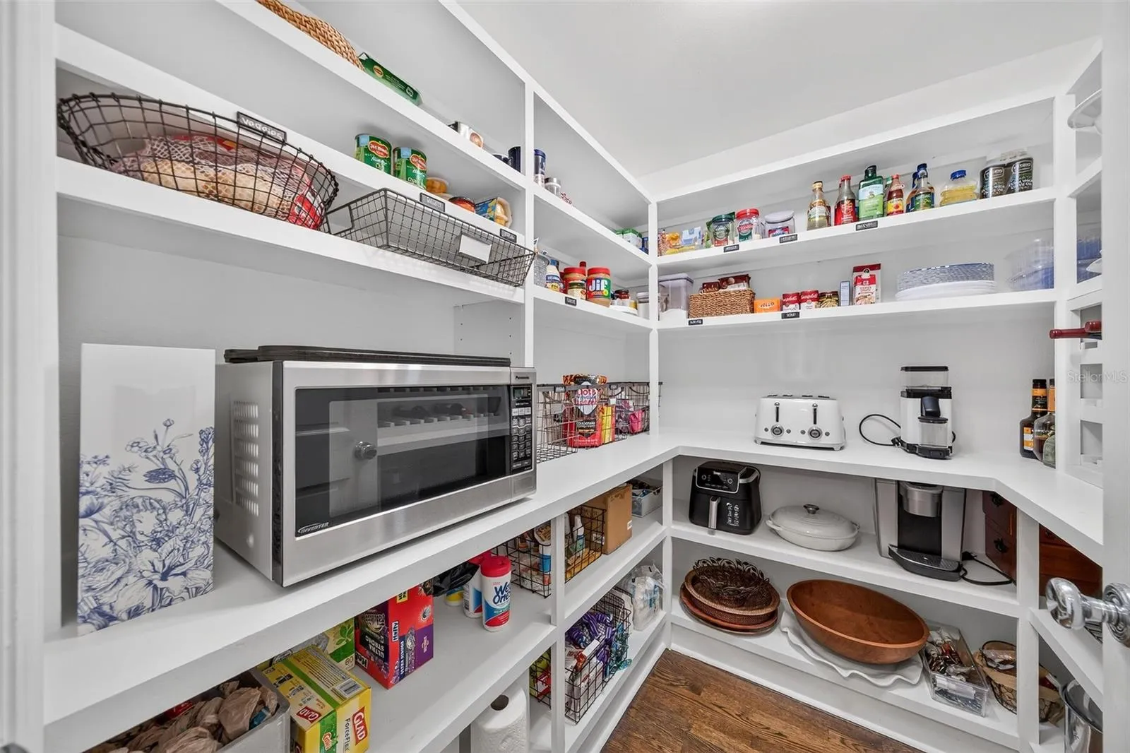 Spacious pantry