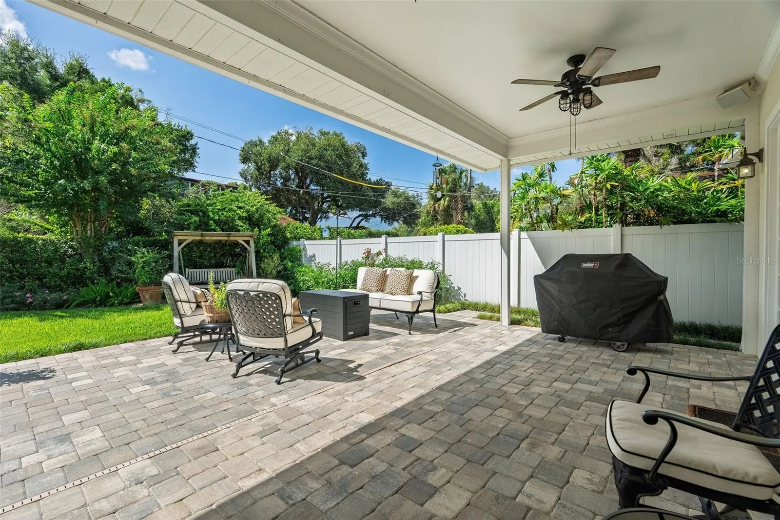 Back patio