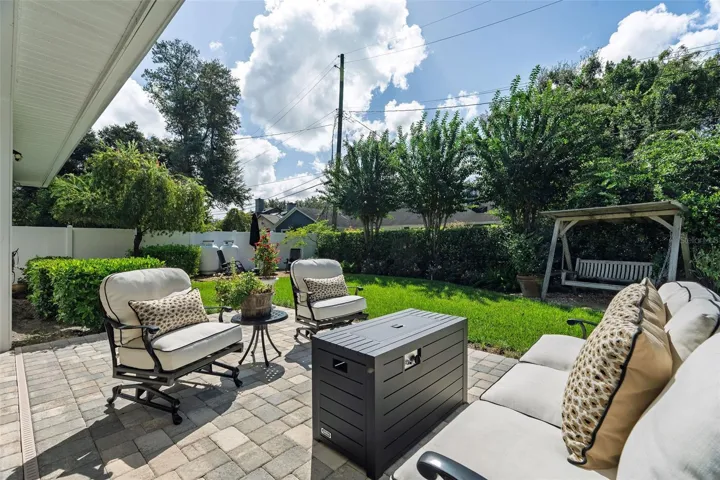 Back patio