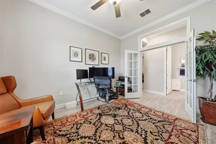 Office with Custom Doors