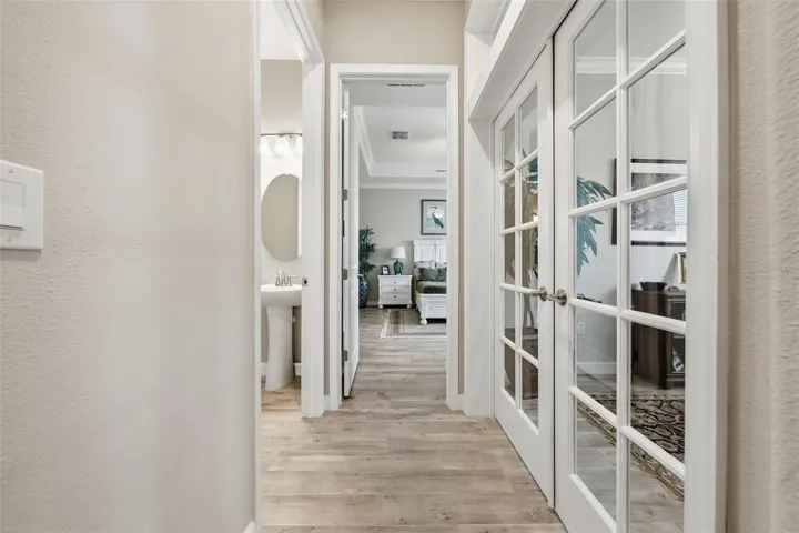 Entry to Primary Bedroom past Office/Den