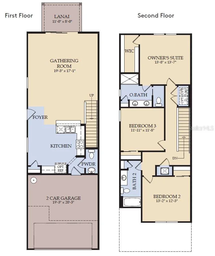 Floor Plan - Floor One Floor Plan - Floor Two