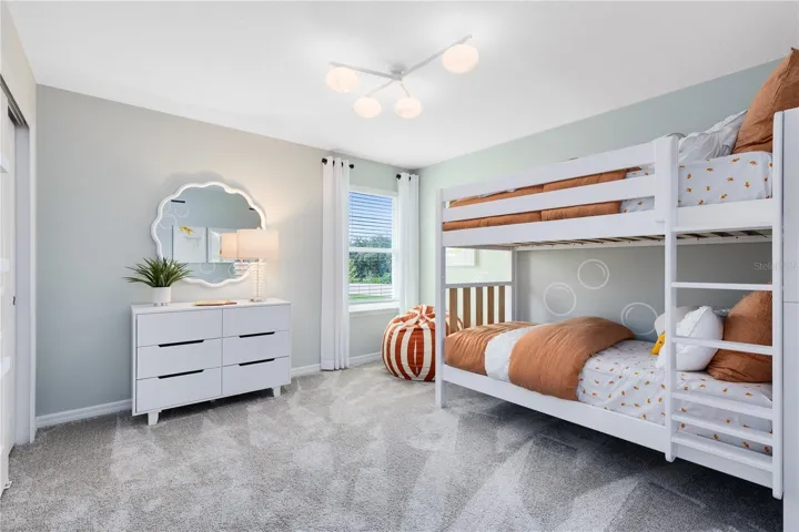 Model Home Design Only. Pictures and furnishings are for illustrative purposes only. Elevations, colors and options may vary. Furniture is for model home staging only.