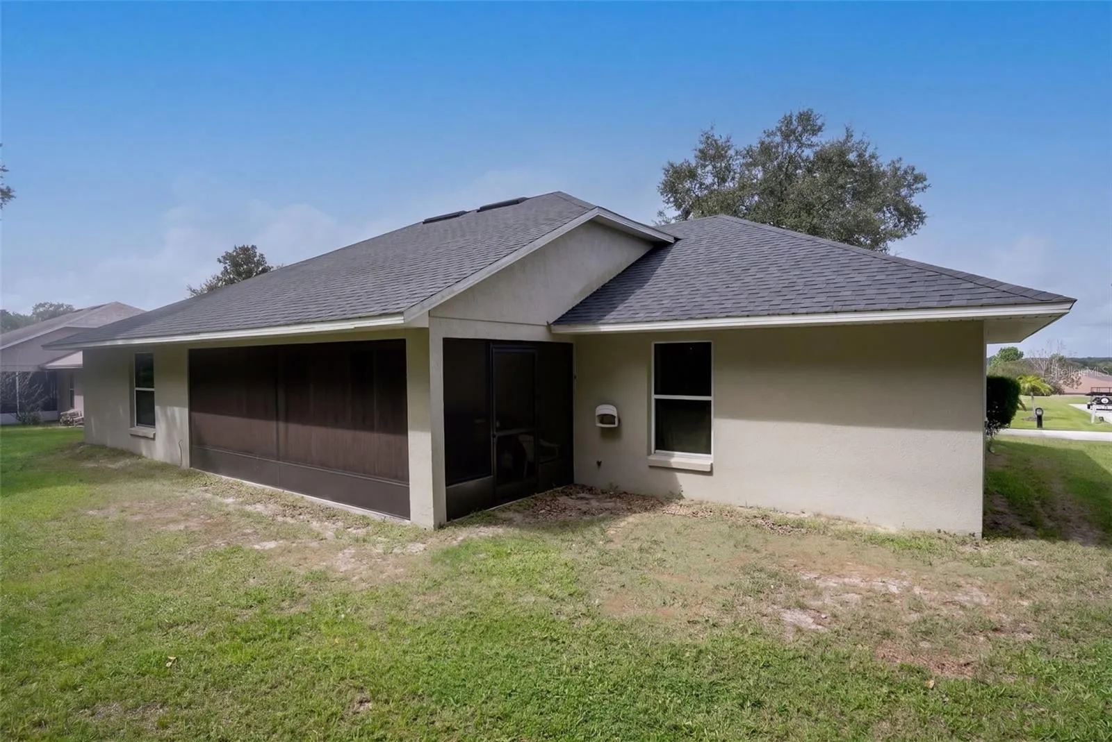 Solid Block &amp; Stucco Home