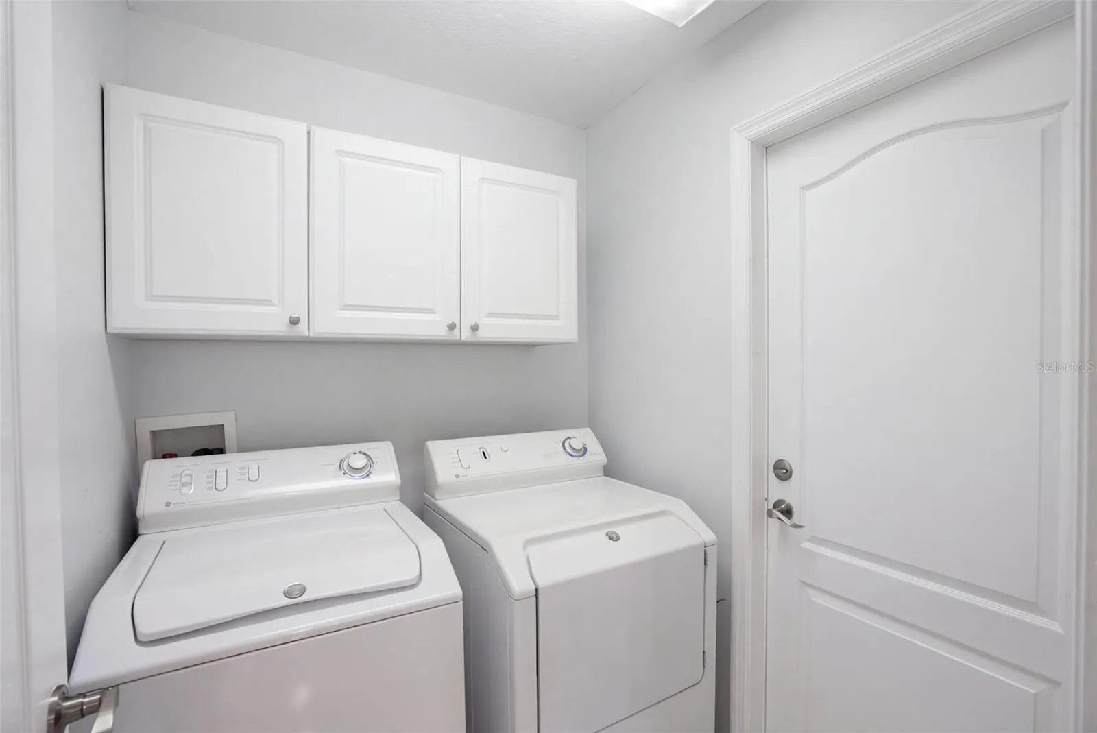 Cabinet Storage in Laundry Room