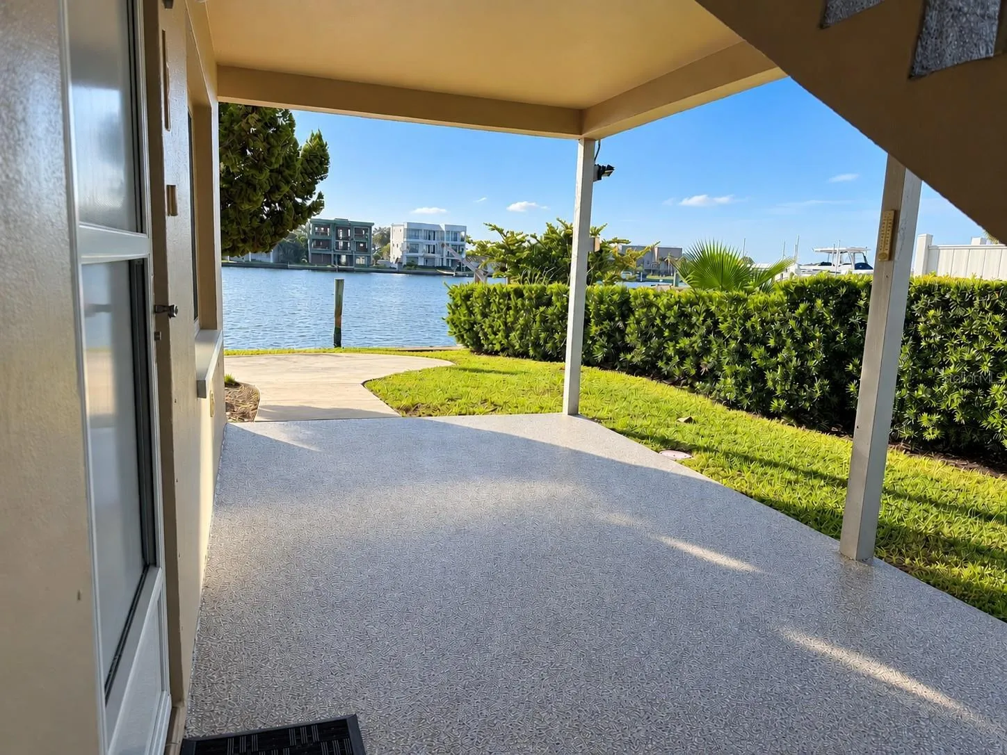 Covered Waterfront Patio