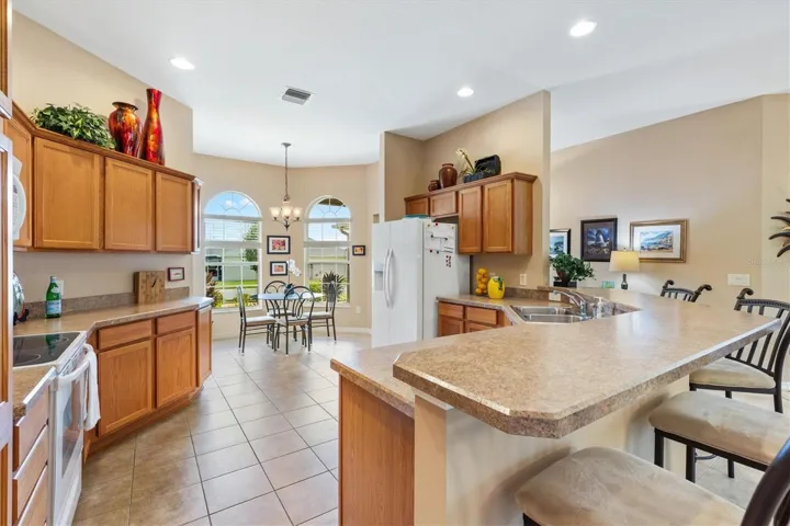 Spacious kitchen
