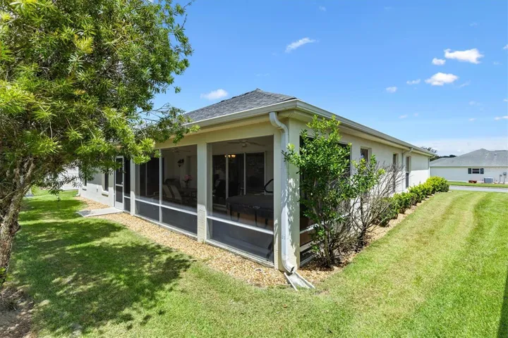 Rear right of home