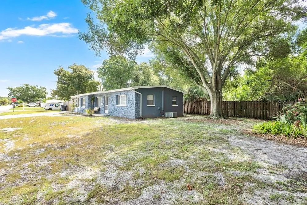 Corner Lot has Mature Oaks for lots of shade