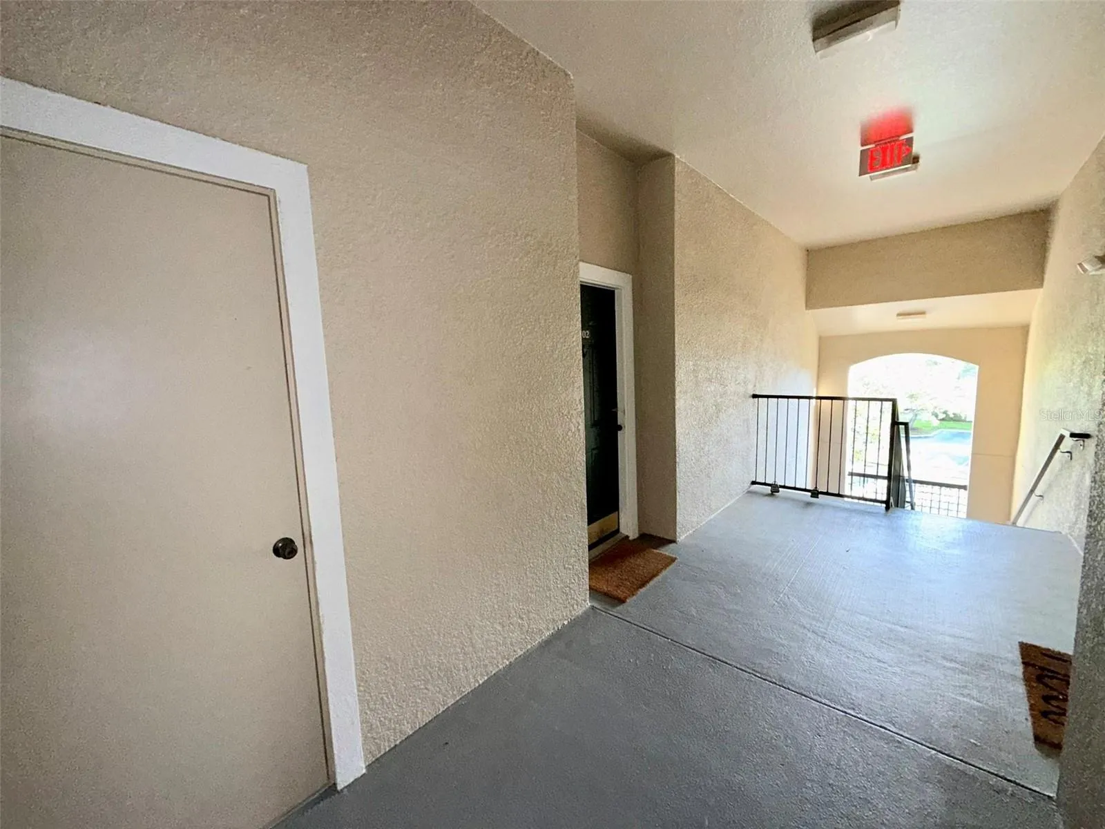 storage closet and front door