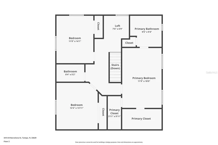 Floor Plan Second Floor