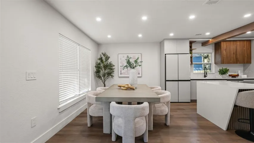 Kitchen and Living Room