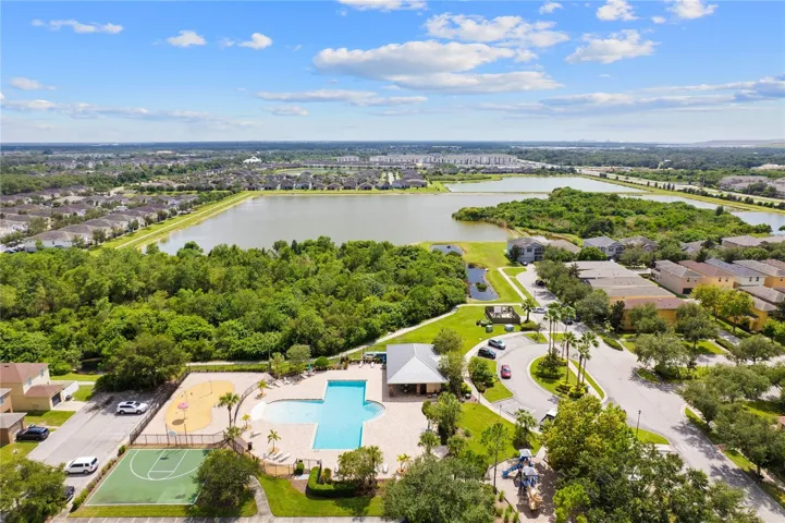 Aerial Pool View
