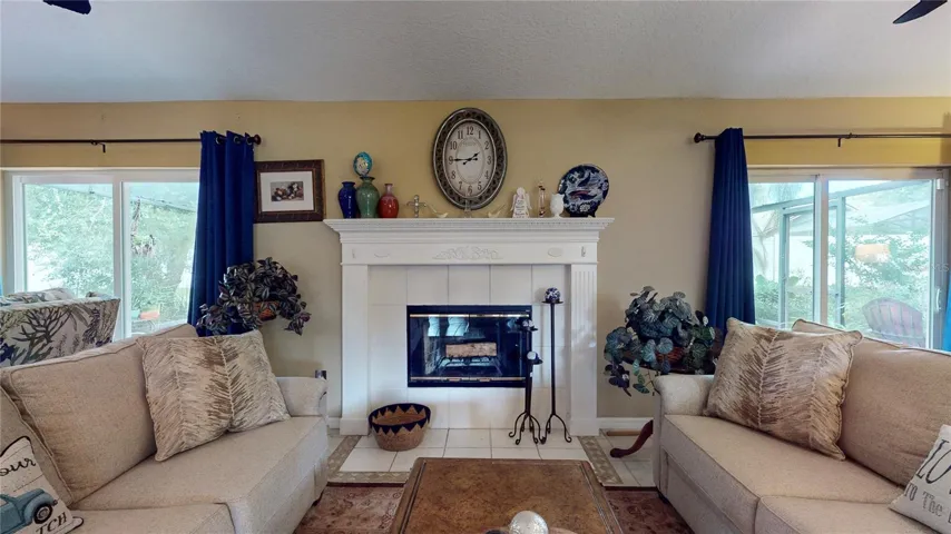 Fireplace in Living Room