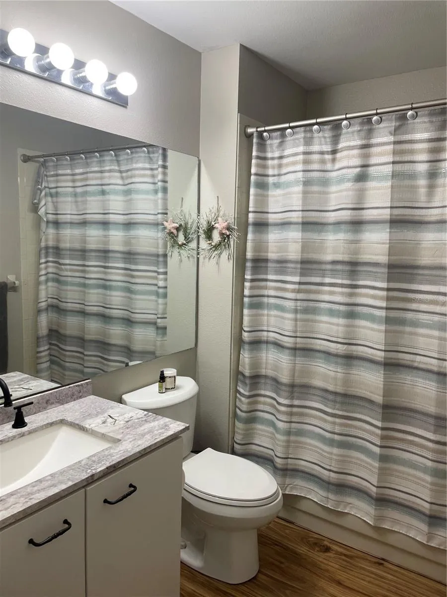 Guest bath adjacent to 2nd Bedroom