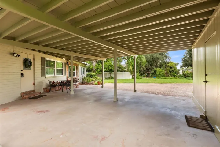Covered Parking, Storage Area