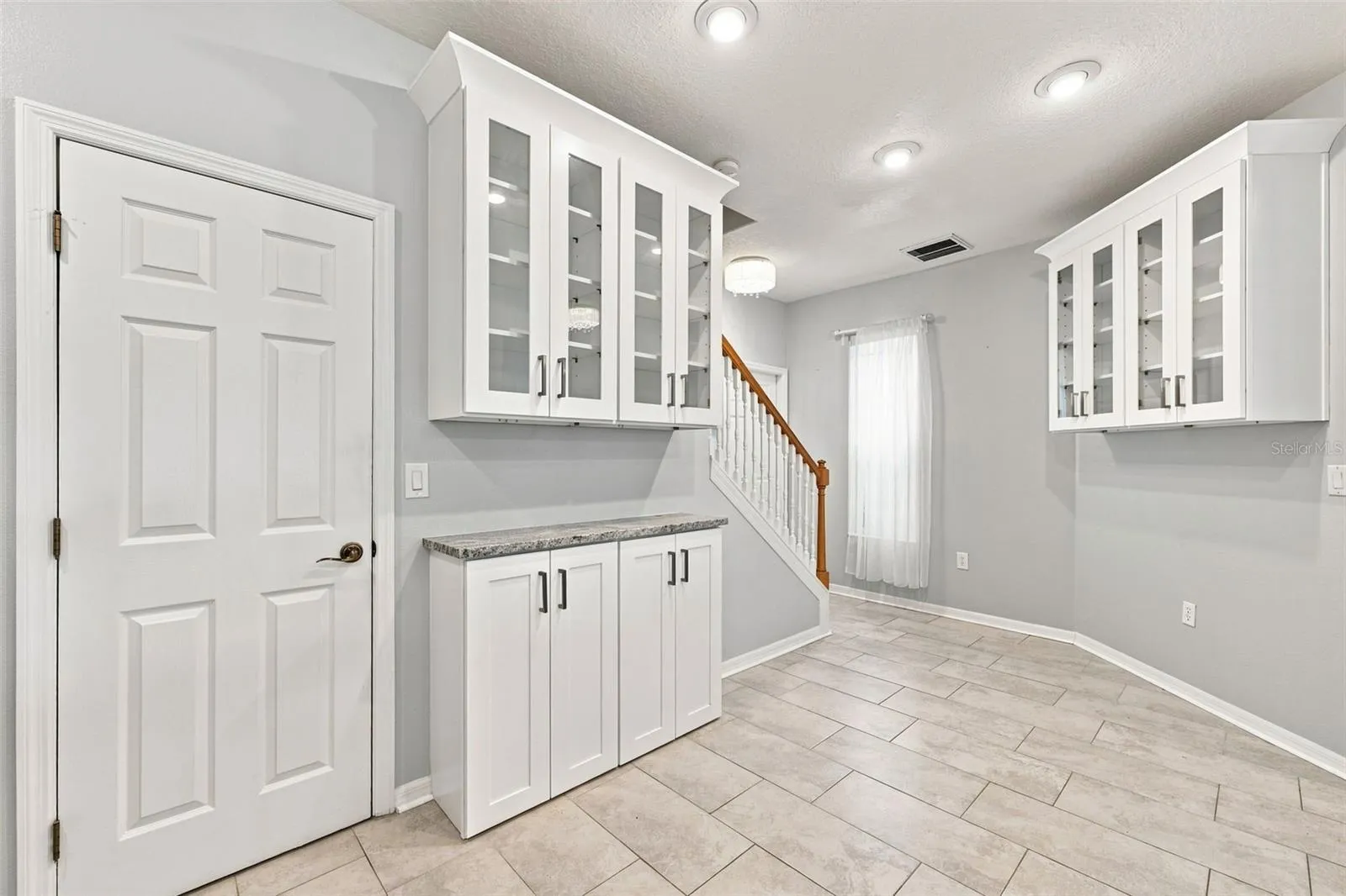 Kitchen with Plenty of Cabinets & Pantry
