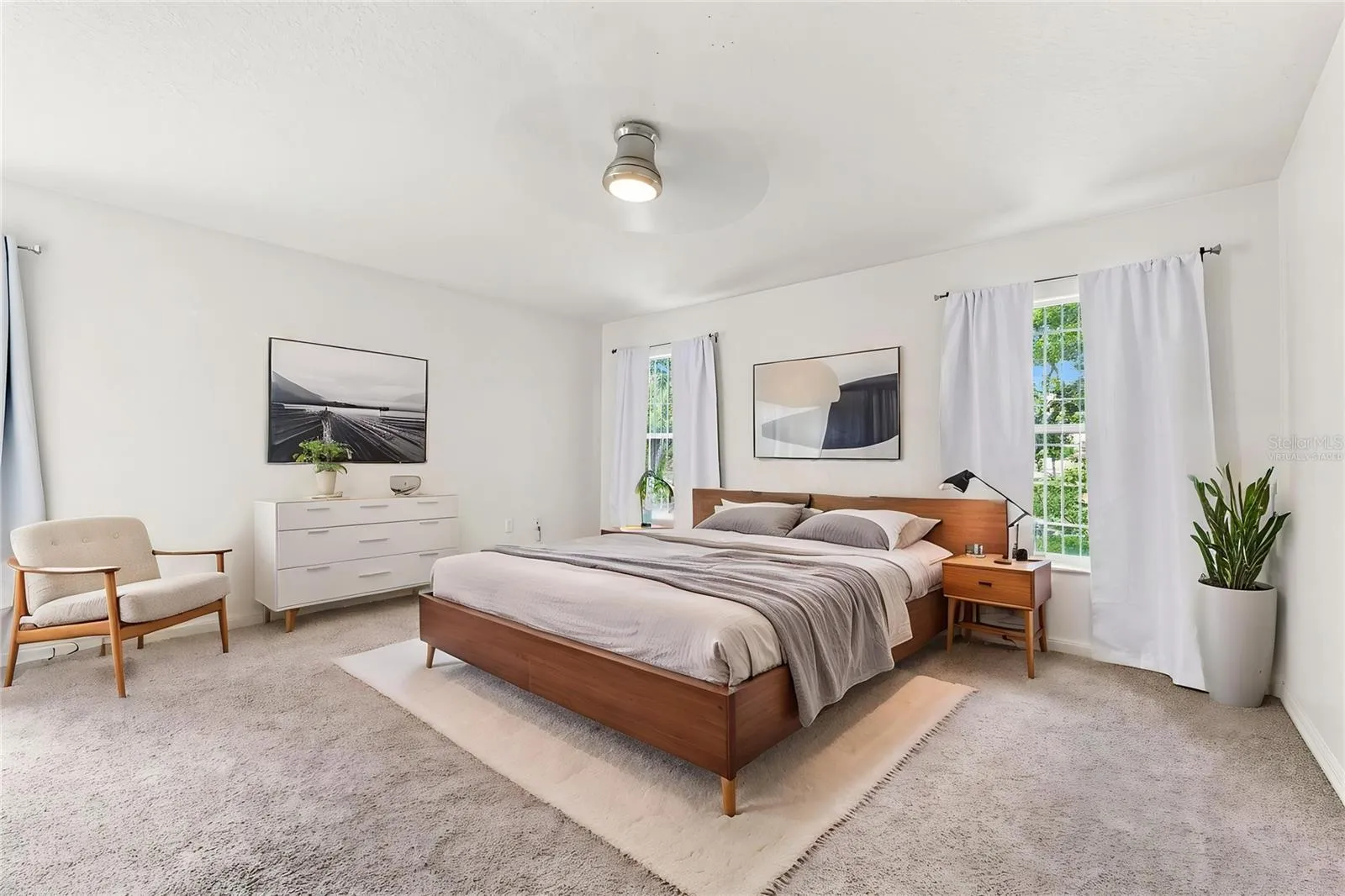 Primary Bedroom - Virtually Staged