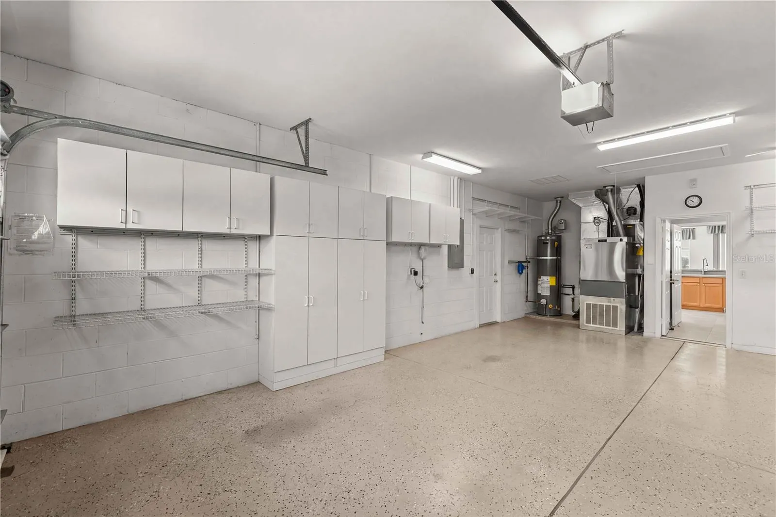 Garage With Clutter Removed