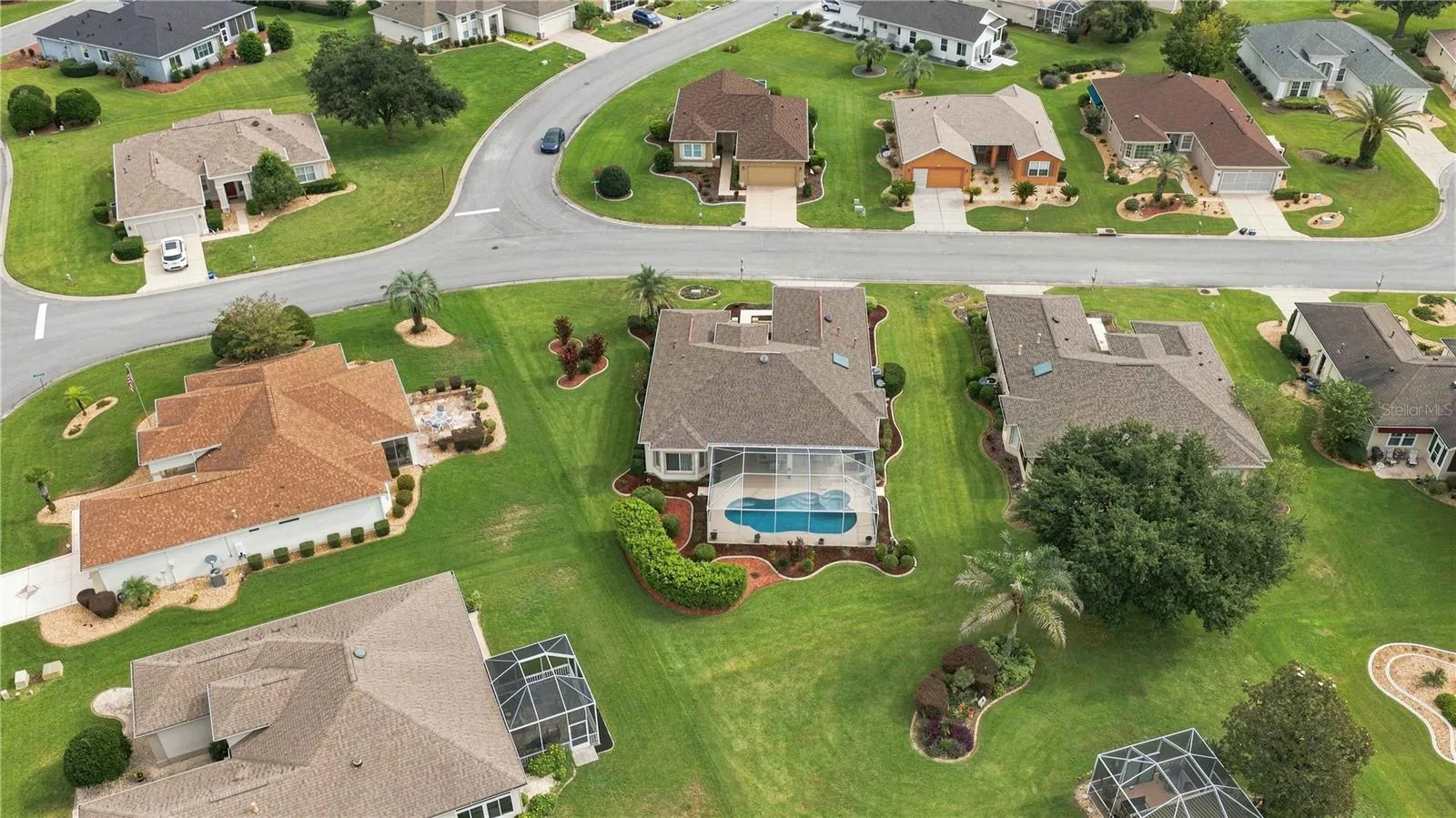 Overhead Rear View