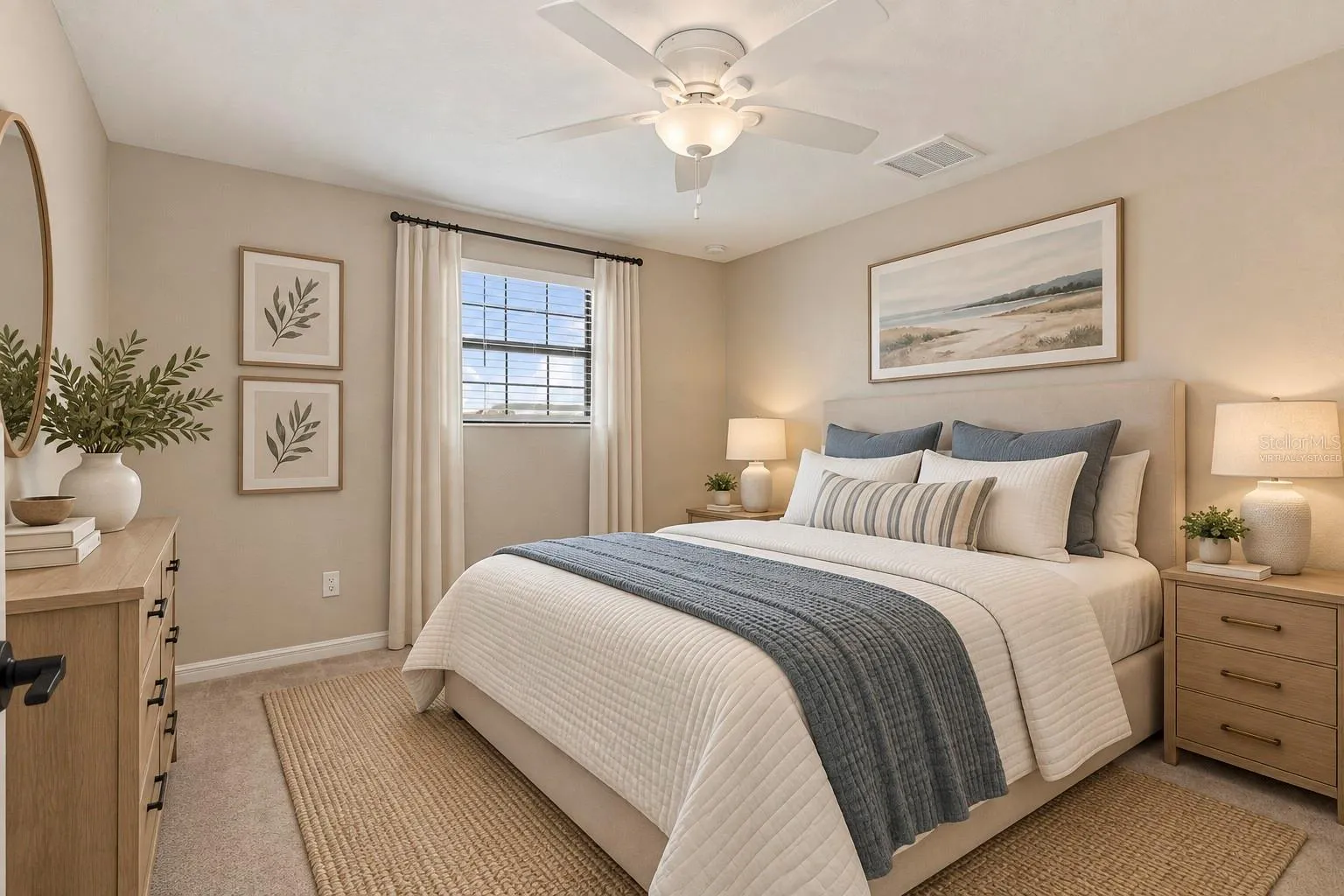 Virtually Staged Bedroom 3