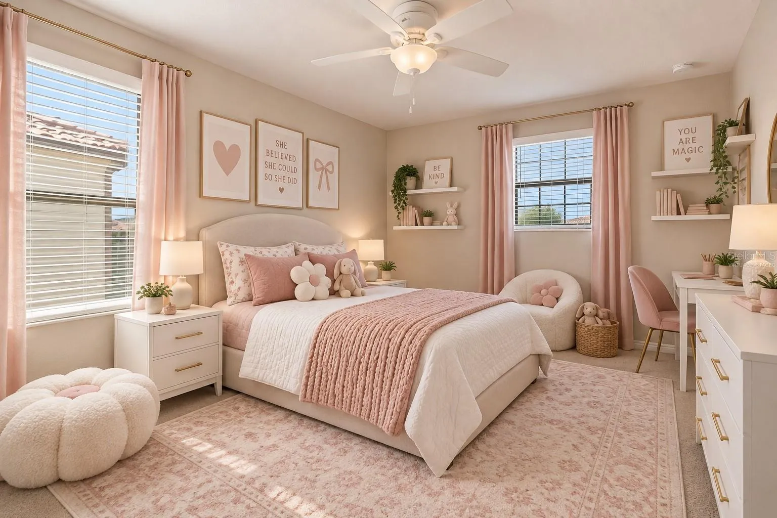 Virtually Staged Bedroom 2