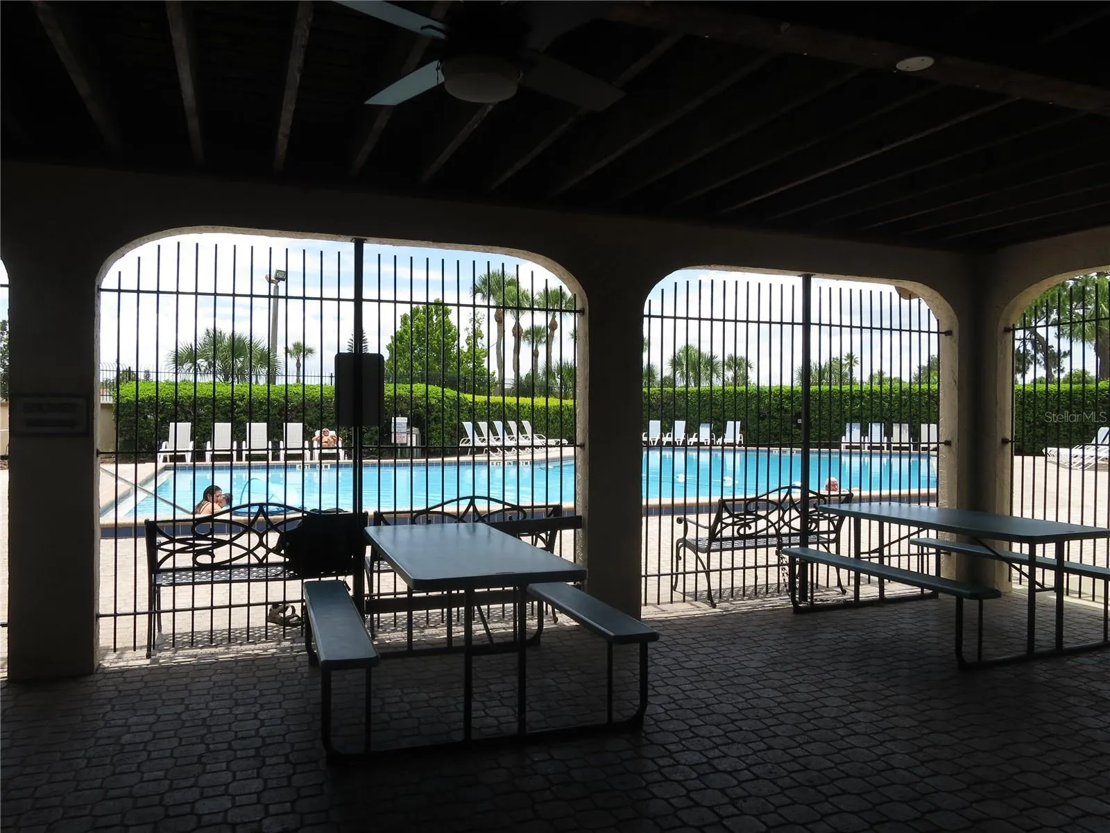 Pool Sitting Rest area