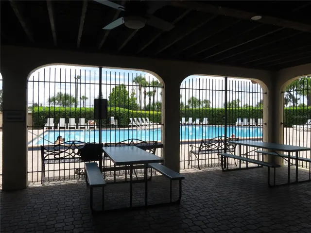 Pool Sitting Rest area
