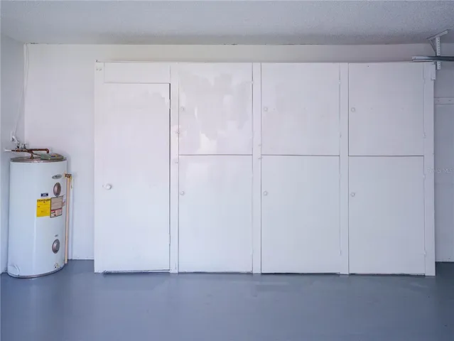Storage in Garage built in