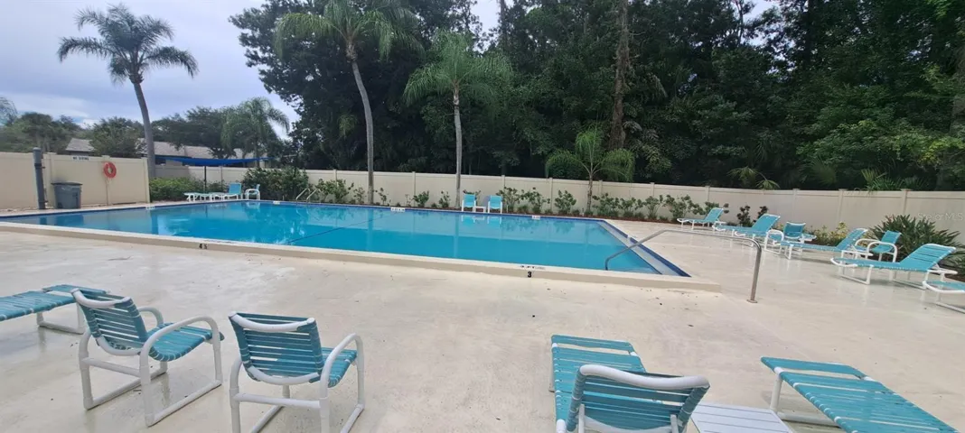Heated lap pool