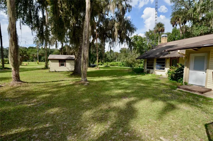 front of property