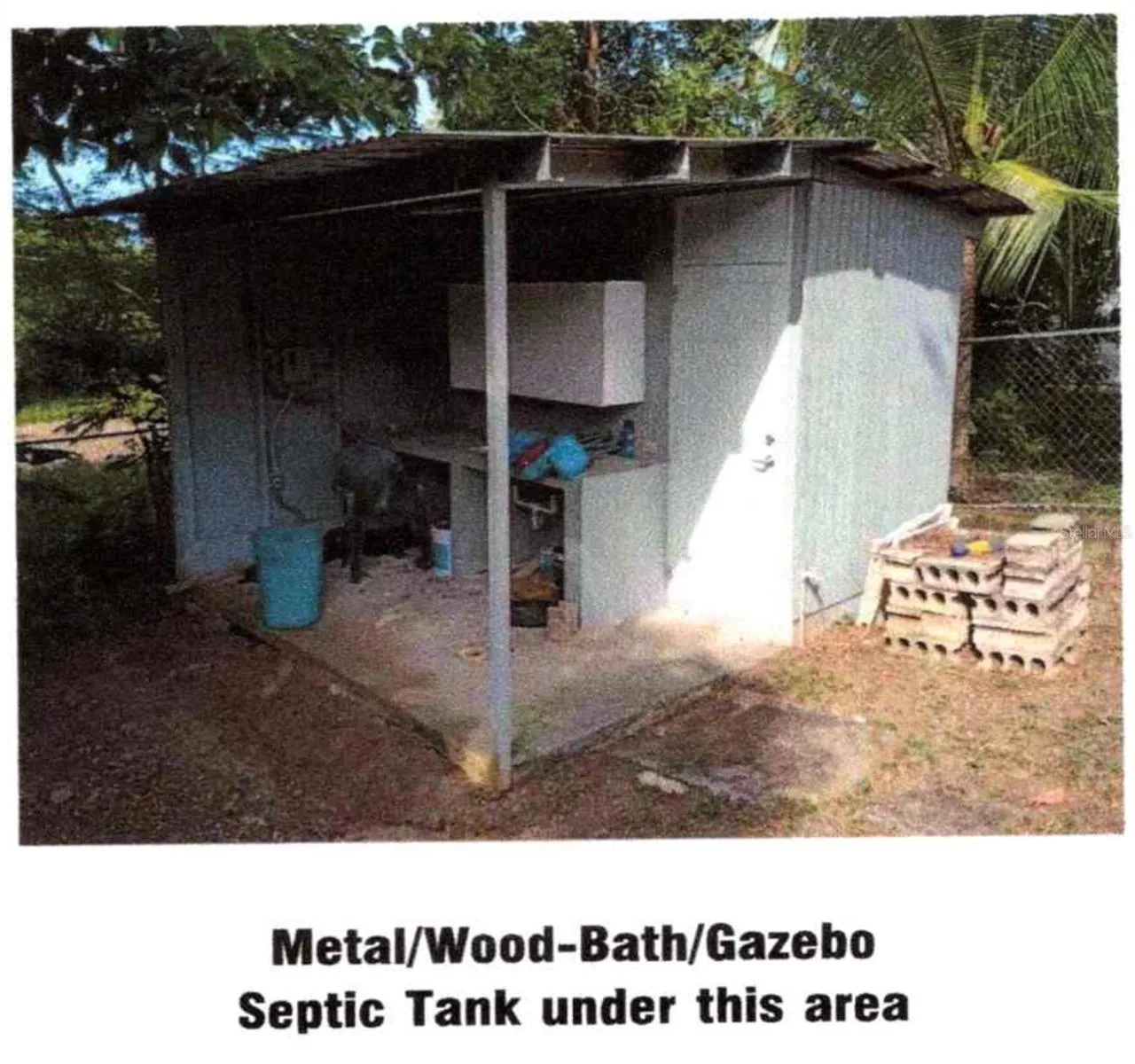 Septic Tank Below Structure