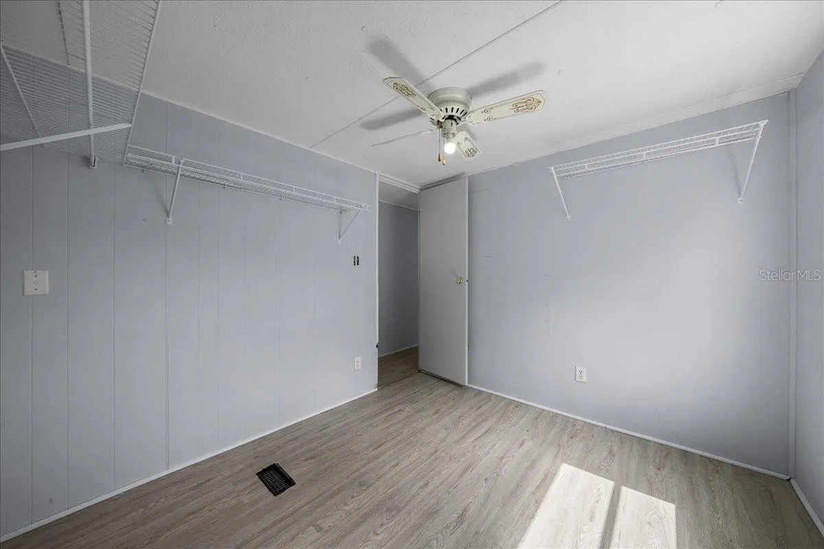 Guest Bedroom Features Ceiling Fan