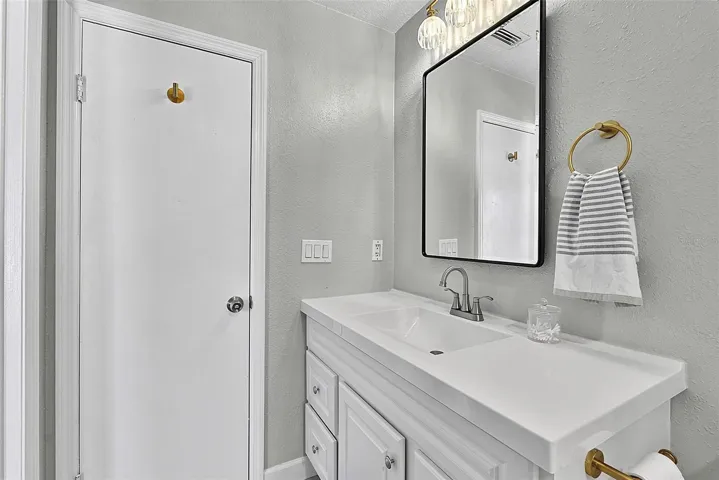 Vanity mirror with extra storage