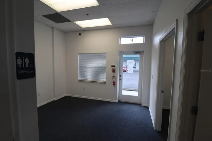 main area and front entry door