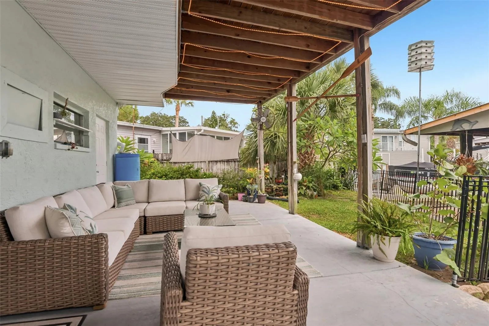 Covered Rear Patio