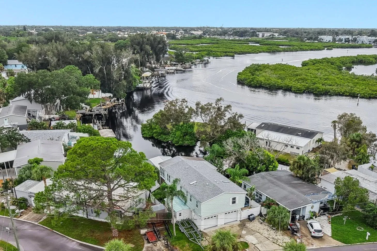 Elevated Waterfront Home on the Anclote River