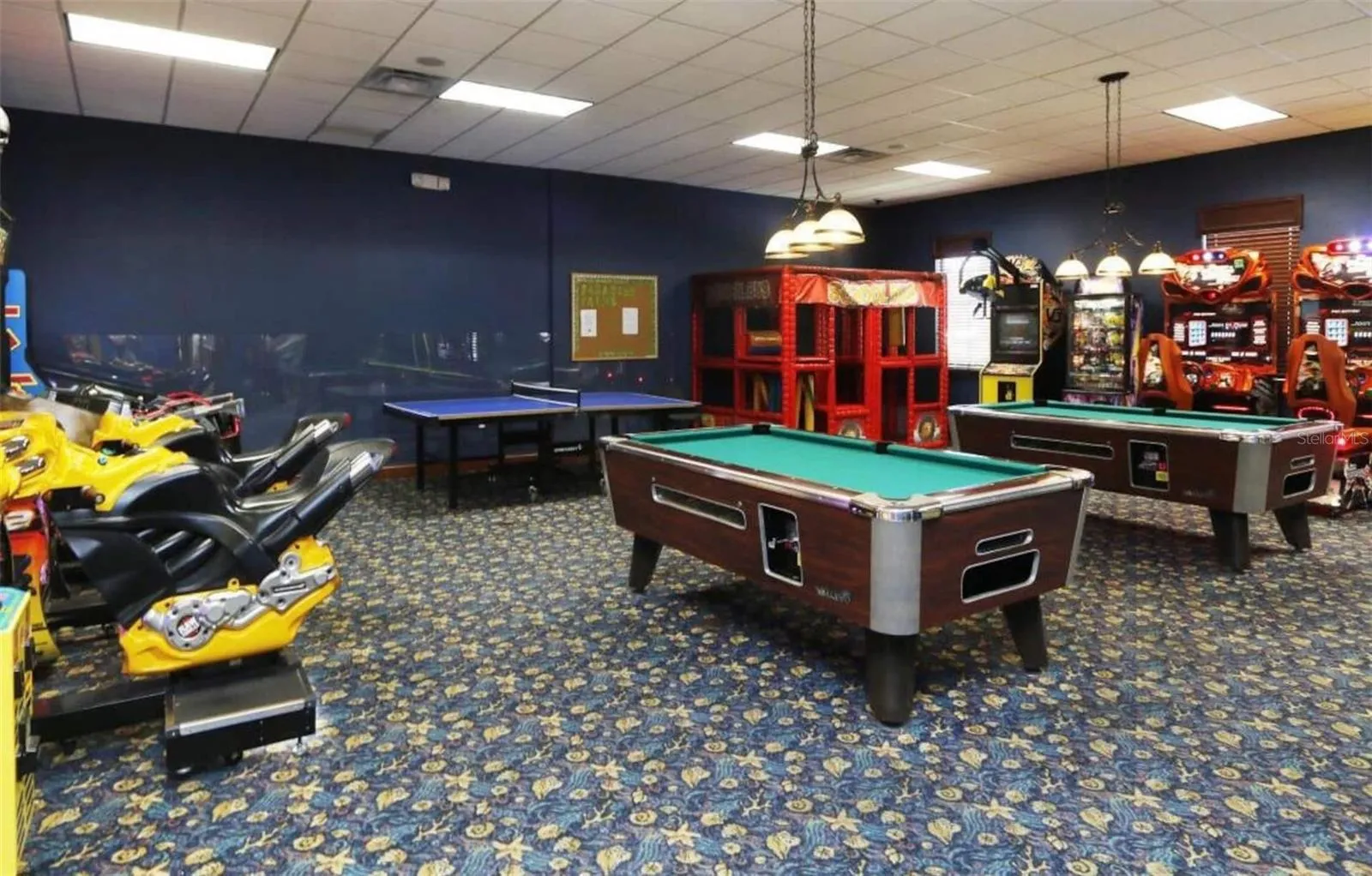 Clubhouse game room