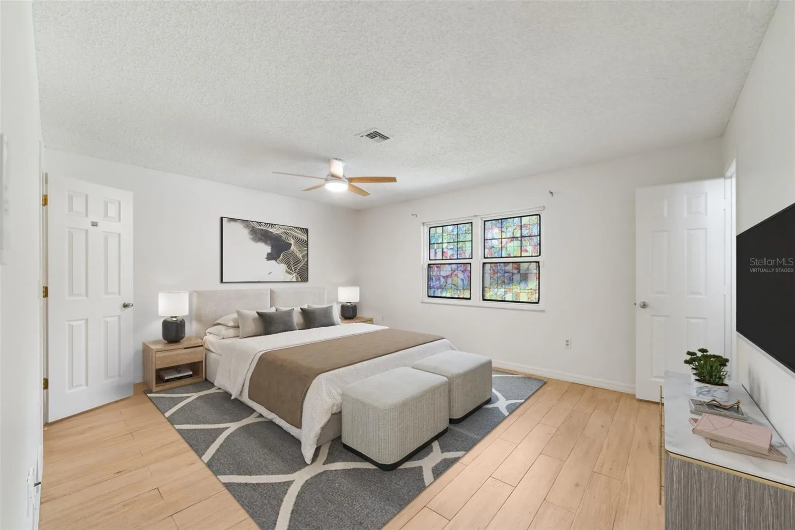 Primary Suite. Virtually Staged.